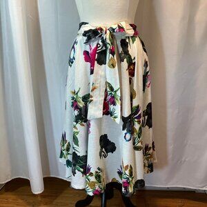 Full Skirt, Front Sash, Size M by Flint & Moss of NY        DISCOUNTED SHIPPING